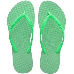 Havaianas Slim dam Flip Flops,Grön trädgård, 33/34 EU Havaianas Slim dam Flip Flops,Grön trädgård, 33/34 EU
