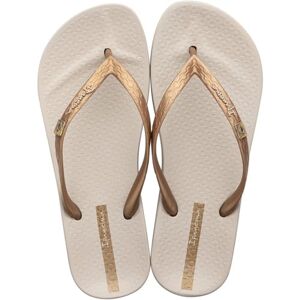 Ipanema damer anat brasilidade fem flipflop, Beige guld, 41/42 EU Ipanema damer anat brasilidade fem flipflop, Beige guld, 41/42 EU