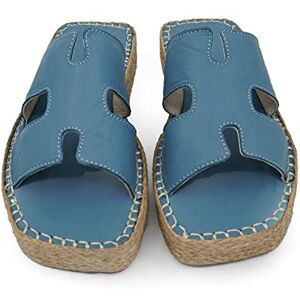 Bonateks FRRBTRLK100199, kil sandal för dam, blå, 39 EU, Färg: blå, 39 EU Bonateks FRRBTRLK100199, kil sandal för dam, blå, 39 EU, Färg: blå, 39 EU