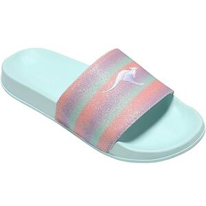 KangaROOS Dam K Shine Slides, Mint regnbåge, 39 EU KangaROOS Dam K Shine Slides, Mint regnbåge, 39 EU