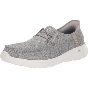 Skechers Hands Free Slip-ins Go Walk Joy Moc Toe Casual Shoe Sneaker för kvinnor, Grå, 8 Wide Skechers Hands Free Slip-ins Go Walk Joy Moc Toe Casual Shoe Sneaker för kvinnor, Grå, 8 Wide