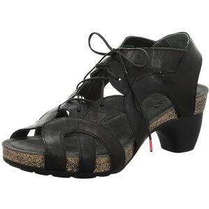 Think! Damen TRAUDI chromfrei gegerbte nachhaltige Sandale, SCHWARZ 0000 Think! Damen TRAUDI chromfrei gegerbte nachhaltige Sandale, SCHWARZ 0000