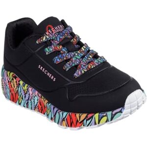 Skechers Uno Lite Subtle Love sneakers, svart, 11 UK barn, Svart, 11 UK Child Skechers Uno Lite Subtle Love sneakers, svart, 11 UK barn, Svart, 11 UK Child