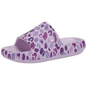 KangaROOS – K-CSK Strap Print grundskola barnsandaler, lila, 30/31 KangaROOS – K-CSK Strap Print grundskola barnsandaler, lila, 30/31