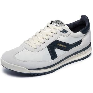Skechers Herr SKX 92 SPECTIVE sneakers, Vitt läder/Svart Textil/Pu, 12 UK Skechers Herr SKX 92 SPECTIVE sneakers, Vitt läder/Svart Textil/Pu, 12 UK