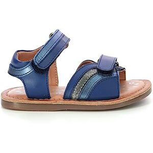 Kickers Spädbarn flicka Divizza sandal, mörkblå metallic, 19 EU Kickers Spädbarn flicka Divizza sandal, mörkblå metallic, 19 EU