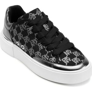 DKNY Bradley-Lace Up Everyday vadderad innersula för kvinnor, sneakers, svart/nickel, 39 EU, Svart nickel, 39 EU DKNY Bradley-Lace Up Everyday vadderad innersula för kvinnor, sneakers, svart/nickel, 39 EU, Svart nickel, 39 EU