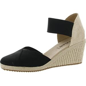 Anne Klein Zoey kilsandal för kvinnor, Svart Svart 36 EU Anne Klein Zoey kilsandal för kvinnor, Svart Svart 36 EU