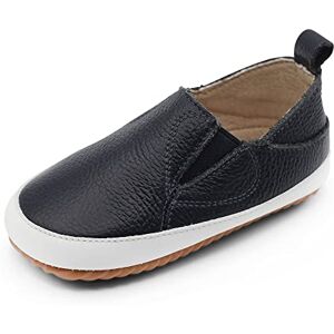 Dotty Fish Unisex Baby Läder Slip-on Trainers First Walker sko Dotty Fish Unisex Baby Läder Slip-on Trainers First Walker sko