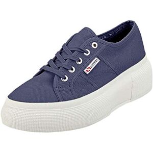 Superga kvinnor 2287 Bubble låga sneakers, Blå marinblå 933, 42 EU Superga kvinnor 2287 Bubble låga sneakers, Blå marinblå 933, 42 EU