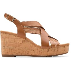 Clarks Premium Sabina Sling Sandal, Tan Leather, 4,5 UK, Gulbrunt läder, 37.5 EU Clarks Premium Sabina Sling Sandal, Tan Leather, 4,5 UK, Gulbrunt läder, 37.5 EU