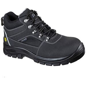 Skechers herr TROPHUS LETIC ankelstövel säkerhetsskor, Svart Nubuck lädertextil, 45.5 EU Skechers herr TROPHUS LETIC ankelstövel säkerhetsskor, Svart Nubuck lädertextil, 45.5 EU