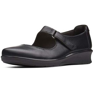 Clarks Hope Henley Loafers för kvinnor, Svart svart läder, 37.5 EU Clarks Hope Henley Loafers för kvinnor, Svart svart läder, 37.5 EU
