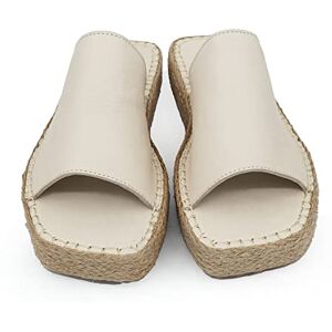 Bonateks FRRBTRLK100214, kil sandal för dam, beige, 39 EU, Beige färg, 39 EU Bonateks FRRBTRLK100214, kil sandal för dam, beige, 39 EU, Beige färg, 39 EU