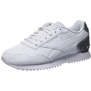 Reebok Herr Royal Glide Krusning Clip Sneaker, Vit silver mötte vit, 37.5 EU Reebok Herr Royal Glide Krusning Clip Sneaker, Vit silver mötte vit, 37.5 EU