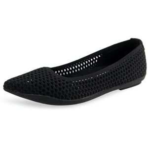 Aerosoles Women's Danielle Ballet Flat, Black Textured Knit Fabric, 9.5 Aerosoles Women's Danielle Ballet Flat, Black Textured Knit Fabric, 9.5