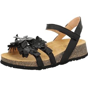 Think! Damen KOAK chromfrei gegerbte nachhaltige Sandale, SCHWARZ 0000 Think! Damen KOAK chromfrei gegerbte nachhaltige Sandale, SCHWARZ 0000