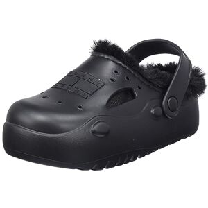 Tommy Jeans Tommy Hilfiger Dam Tjw Freedom Mule varmt foder Slide, Svart, 38 EU Tommy Jeans Tommy Hilfiger Dam Tjw Freedom Mule varmt foder Slide, Svart, 38 EU