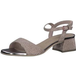 MARCO TOZZI dam, Feel ME fotsäng, mjukt foder, 2–28331–42 sandal med klack, rosa metall, 38 EU, Rosemetall, 38 EU MARCO TOZZI dam, Feel ME fotsäng, mjukt foder, 2–28331–42 sandal med klack, rosa metall, 38 EU, Rosemetall, 38 EU