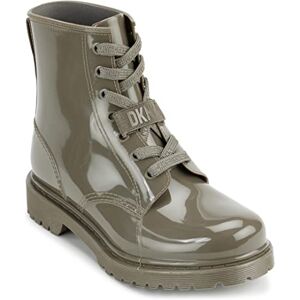 DKNY Women's Tilly Metallic Rainboot Rain Boot, Pewter, 9 DKNY Women's Tilly Metallic Rainboot Rain Boot, Pewter, 9