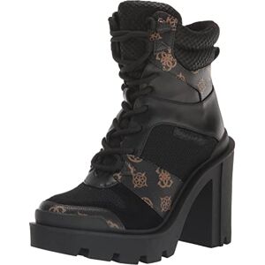 GUESS Women's TADBIT Ankle Boot, Black/Brown 001, 9 GUESS Women's TADBIT Ankle Boot, Black/Brown 001, 9