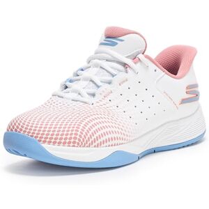Skechers Dam Viper Court Reload Hands Free Slip-ins sneakers, Vit ljusblå rosa, 37.5 EU Skechers Dam Viper Court Reload Hands Free Slip-ins sneakers, Vit ljusblå rosa, 37.5 EU