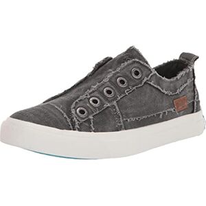 Blowfish Malibu Damer lek fashionabla sneakers, Grafit rökt duk 473 ml, 38 EU Blowfish Malibu Damer lek fashionabla sneakers, Grafit rökt duk 473 ml, 38 EU