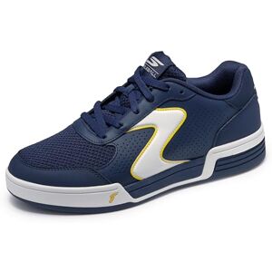 Skechers herr Viper Court Classic sneakers, marinblå läder/syntetisk/textil/gul kant, 7,5 UK, Marinblå läder syntetisk textil gul trim, 41.5 EU Skechers herr Viper Court Classic sneakers, marinblå läder/syntetisk/textil/gul kant, 7,5 UK, Marinblå läder syntetisk textil gul trim, 41.5 EU