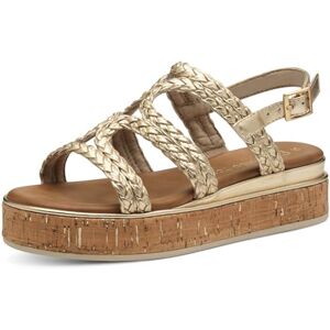 MARCO TOZZI Damer 2–28700-44 sandal, Metallic, 41 EU MARCO TOZZI Damer 2–28700-44 sandal, Metallic, 41 EU
