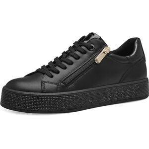 MARCO TOZZI dam, Feel ME fotsäng, utbytbar fotsäng, mjukt foder, 2–23715–42 sneakers, svart comb, 37 EU, Svart kam, 37 EU MARCO TOZZI dam, Feel ME fotsäng, utbytbar fotsäng, mjukt foder, 2–23715–42 sneakers, svart comb, 37 EU, Svart kam, 37 EU