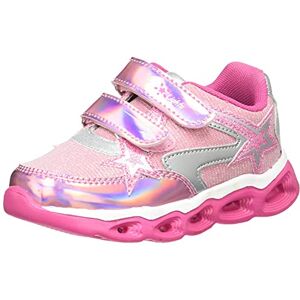Chicco Barnsneaker för barn med lampor i sulan och dubbla tår tofflor för spädbarn, Rosa 1, 25 EU Chicco Barnsneaker för barn med lampor i sulan och dubbla tår tofflor för spädbarn, Rosa 1, 25 EU