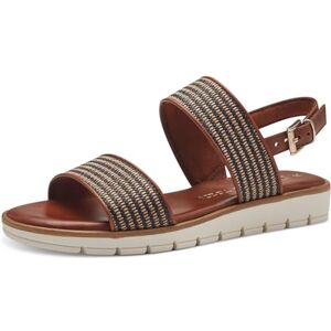 MARCO TOZZI Dam, Feel Me fotbädd, mjukt foder, vegan, 2–28605–42 kilsandal, Cognackam, 38 EU MARCO TOZZI Dam, Feel Me fotbädd, mjukt foder, vegan, 2–28605–42 kilsandal, Cognackam, 38 EU