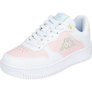 Kappa Maserta-logotyp, Unisex Vuxen Walking Shoes, White Pink Lt, 41 EU Kappa Maserta-logotyp, Unisex Vuxen Walking Shoes, White Pink Lt, 41 EU