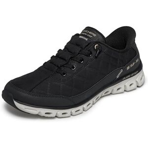 Skechers Dam Glide-Step sneakers, Svart Natural, 4 UK Skechers Dam Glide-Step sneakers, Svart Natural, 4 UK