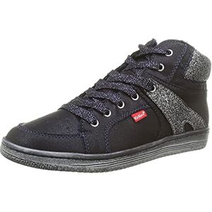 Kickers Barn Lowell Basket, Ljus silver marinblå, 34 EU Kickers Barn Lowell Basket, Ljus silver marinblå, 34 EU