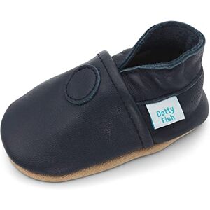 Dotty Fish Baby- och småbarnsskor med mjuk sula. Barfota läderskor för första gången, lätta och flexibla. Halkfri sula, resår i vristen, unisex Enfärgad Marinblå 2-3 år Dotty Fish Baby- och småbarnsskor med mjuk sula. Barfota läderskor för första gången, lätta och flexibla. Halkfri sula, resår i vristen, unisex Enfärgad Marinblå 2-3 år