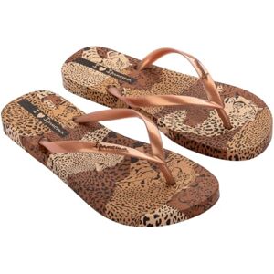 Ipanema Kvinnor Djur Tryck Vi Fem Flip-Flop, Beige guld brun, 42 EU Ipanema Kvinnor Djur Tryck Vi Fem Flip-Flop, Beige guld brun, 42 EU
