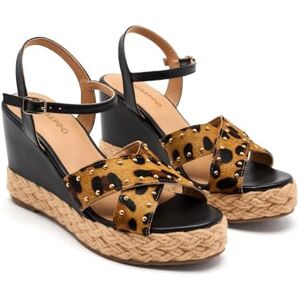 GIOSEPPO DELAFIELD, espadriller kilsandaler för kvinnor, leopard, 38 EU, Leopard, 38 EU GIOSEPPO DELAFIELD, espadriller kilsandaler för kvinnor, leopard, 38 EU, Leopard, 38 EU