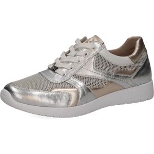 CAPRICE Kvinnor Damen 9-23766-46 sneakers, White Lt Gold, 7 UK CAPRICE Kvinnor Damen 9-23766-46 sneakers, White Lt Gold, 7 UK