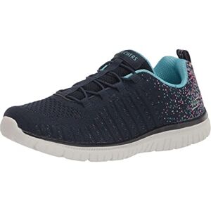 Skechers Dam dygd sneaker, Marinblå/Blå, 8 Wide Skechers Dam dygd sneaker, Marinblå/Blå, 8 Wide