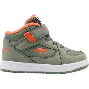 KangaROOS Unisex baby K-CPI Kalino Mid Ev sneakers, olive flame, 23 EU KangaROOS Unisex baby K-CPI Kalino Mid Ev sneakers, olive flame, 23 EU