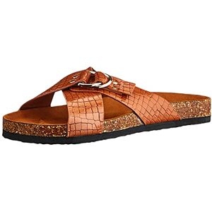 ONLY Onlmaxi-2 Pu Croc Crossover sandal, Brun sten, 37 EU ONLY Onlmaxi-2 Pu Croc Crossover sandal, Brun sten, 37 EU