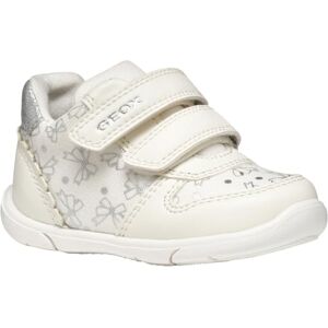 Geox B Zapito Girl A, babyskor – flickor, Vit/silver, 21 EU Geox B Zapito Girl A, babyskor – flickor, Vit/silver, 21 EU