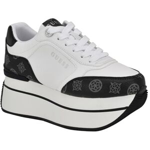 GUESS Camrio damsneaker, Vit/svart logotyp 142, 37 EU GUESS Camrio damsneaker, Vit/svart logotyp 142, 37 EU