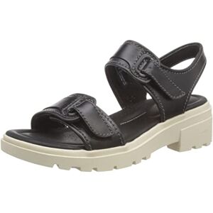 Clarks Coast Daisy Sandal, Black Leather, 39 EU, Svart läder, 39 EU Clarks Coast Daisy Sandal, Black Leather, 39 EU, Svart läder, 39 EU