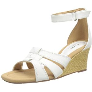 Clarks Kyarra Joy Sandal, White Leather, 40 EU, Vitt läder, 40 EU Clarks Kyarra Joy Sandal, White Leather, 40 EU, Vitt läder, 40 EU