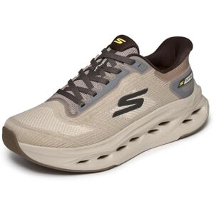 Skechers herr MAX Cushioning Glide-Step sneakers, Taupe Textil, 8.5 UK Skechers herr MAX Cushioning Glide-Step sneakers, Taupe Textil, 8.5 UK