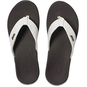 REEF Ortho-Spring Flip Flop, fotvalvstöd och mjuk kudde fotbädd, Brun/vit, 35 EU REEF Ortho-Spring Flip Flop, fotvalvstöd och mjuk kudde fotbädd, Brun/vit, 35 EU