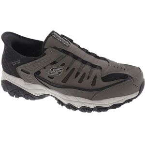 Skechers Afterburn M. Fit Ridgeburn Loafers för män, handsfree-skor, slip-ins, Brun, 10 X-Wide Skechers Afterburn M. Fit Ridgeburn Loafers för män, handsfree-skor, slip-ins, Brun, 10 X-Wide