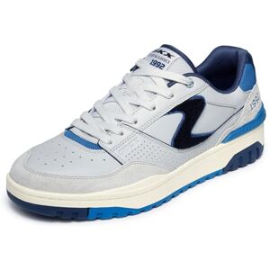 Skechers herr S-1992 sneakers, Grå läder/gris mocka^/nät/blå kant, 10,5 UK Skechers herr S-1992 sneakers, Grå läder/gris mocka^/nät/blå kant, 10,5 UK